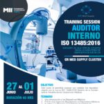 Training Session: Auditor Interno ISO 13485:2016